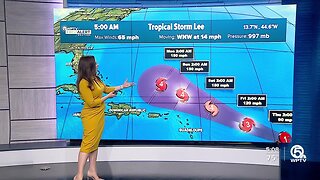 Tracking Tropical Storm Lee: 5 a.m. Tuesday, Sept. 6, 2023