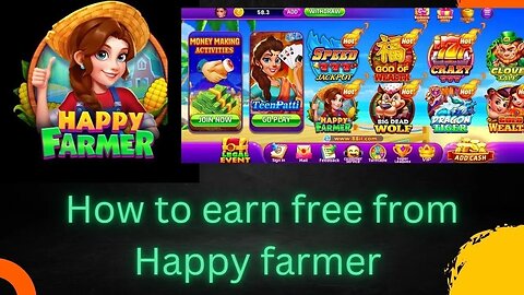 happy farmer game | ​best gaming earning app | ​teen patti game online,