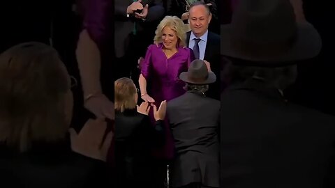 Did Jill Biden Just Kiss Kamala’s Husband on the Lips #shorts