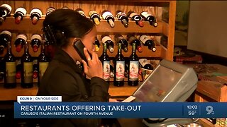 Local restaurants offering take-out