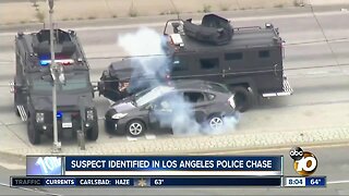 Suspect identified in Los Angeles Police Chase