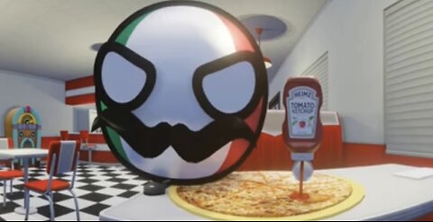 3D Countryballs - NO KETCHUP ON A PIZZA!!! (Italy vs USA)
