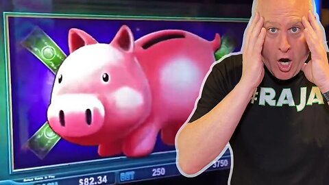 MAX BET PIGGY BANKIN' WITH A NEARLY FULL SCREEN HUGE JACKPOT | High Limit Live Slot Play