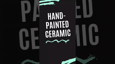 Hand-painted Ceramic ♥️ #shorts #ceramics #Shorts #Ceramics