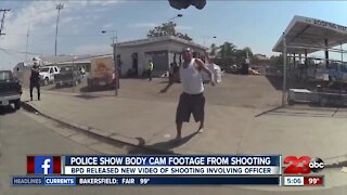 Bakersfield police body cam footage shows shooting