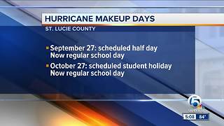 Florida schools can cut back year by 2 days due to Hurricane Irma