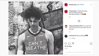 Jaxson Hayes stands tall on the court and in the battle against racial injustice