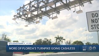 More of Florida's Turnpike is going cashless