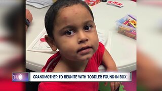 Grandmother to reunite with toddler found in box