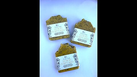 From Scratch Cold Process Soapmaking - Remake of Lemon Poppyseed with a twist!