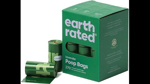 Earth Rated Dog Poop Bags - Leak-Proof and Extra-Thick Pet Waste Bags for Big and Small Dogs