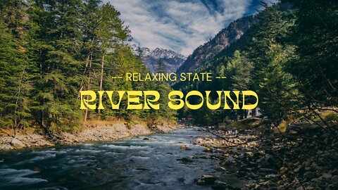 Smooth River Sound Without Bird Chirping