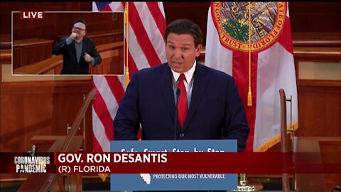 Substitute Ron DeSantis speaks on covid