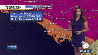 10News Pinpoint Weather with Meteorologist Angelica Campos