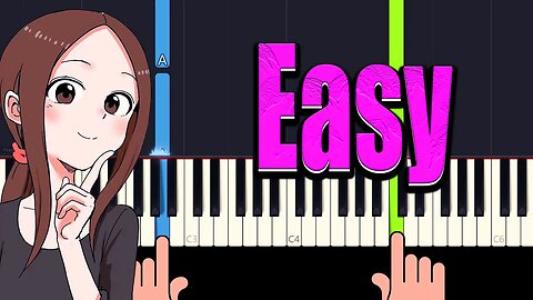 Karakai Jouzu no Takagi san ED 3 (Kiseki) - Easy Piano Tutorial + Music Sheets