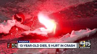 Teenage boy dies following crash with suspected impaired driver in Phoenix