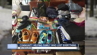 Community helping family who Lost everything