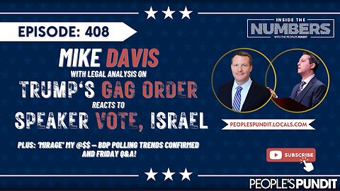 Mike Davis on Gag Order, House Speaker, Mideast + Q&A| ITN Episode 408