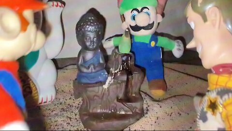 HHM Movie: Mario Worships Buddha Woods (Meditate With Buddha)