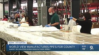 World View manufacturer makes isolation gowns for Pima County healthcare workers