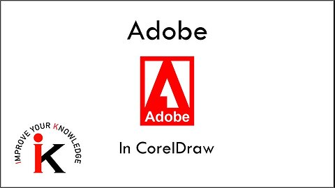 “CorelDRAW Tutorial: Creating an Adobe Logo" #coreldraw #tutorial #viral #iktutorial