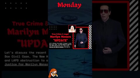 Marilyn Manson Update on @ClaireView307 #podcast #marilynmanson #truecrime
