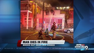 Man dies in Bisbee fire