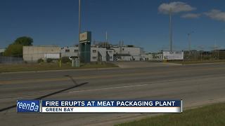 Meat packaging plant fire in Green Bay
