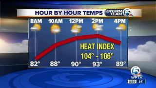 Tuesday midmorning forecast