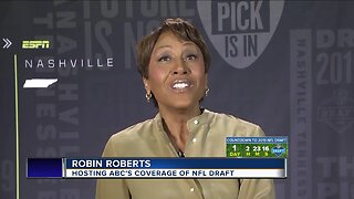 Robin Roberts talks with Brad Galli about hosting the NFL Draft on ABC