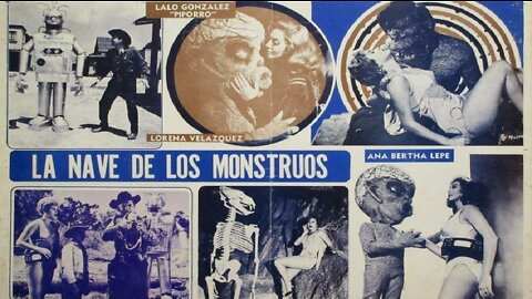 THE SHIP OF MONSTERS 1960 (La Nave De Los Monstruos) Mexican Sci Fi-Horror-Comedy English Subs & Movie in HQ