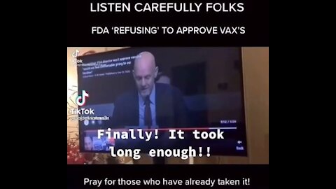 FDA-Will Not Authorize Or Approve Any COVID-19 Vaccine