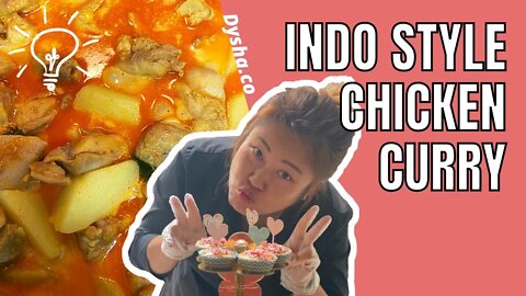 Cooking Indo Style Chicken Curry. Cooking Ideas and Inspiration. #shorts