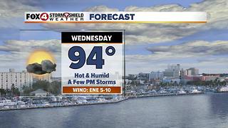 Hot & Humid With Limited Storm Chances 7-25