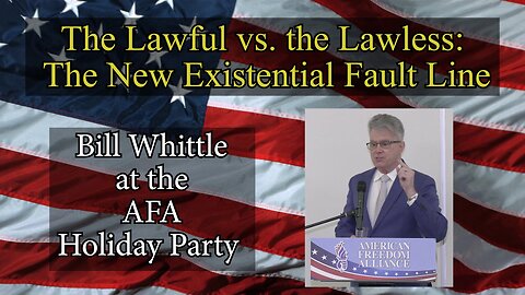 Bill Whittle: "The Lawful vs. the Lawless: The New Existential Fault Line"