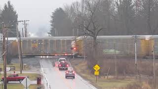 CSX Autorack Train from Lodi, Ohio