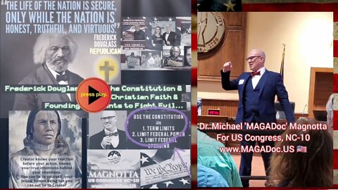 CONSTITUTIONAL WARRIOR 🇺🇲 Dr. Michael Magnotta For US Congress NC-10 🇺🇲 **For We the People!!!**