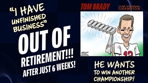 Tom Brady Comes Out Of Retirement!