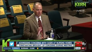 Addressing concerns with COVID-19 cases at nursing homes