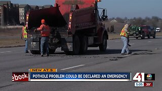 Kansas City could declare 'pothole emergency'