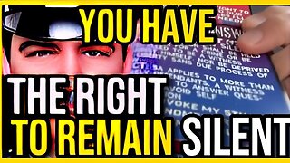 You Have a 5th Amendment Right To Remain Silent!