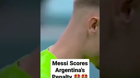 messi scores penalty Argentina vs netherlands