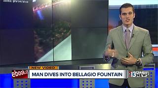 Man dives into Bellagio fountain