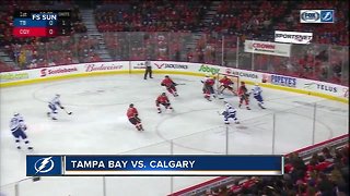 Tampa Bay Lightning rally for shootout win over Calgary Flames