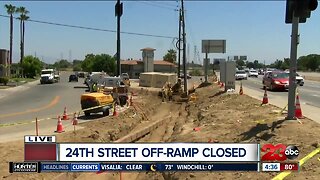 24th Street off-ramp from Northbound 99 closed for 55 days