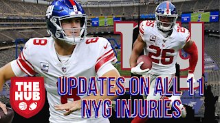 New York Giants Injuries Update | Daniel Jones, Saquon Barkley and more