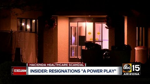 Hacienda HealthCare insider says resignations are a "power play"