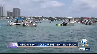 Busy boating on Memorial Day in Palm Beach County