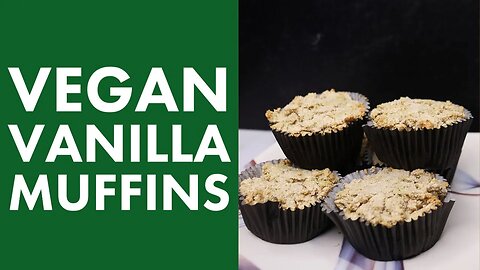Vegan Vanilla Muffins with Coconut Flour