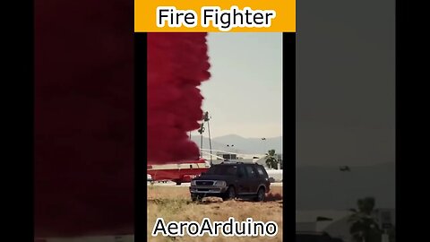 Watch Crazy Plane FireFighter Smashing A Car #Aivation #Fly #AeroArduino